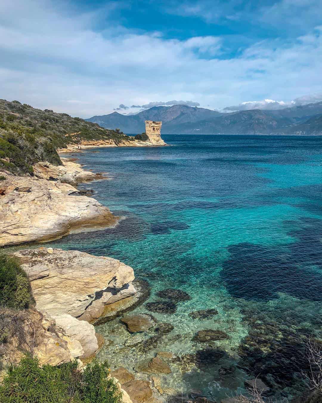 Plage de la Mortella, Saint-Florent, Corse, France