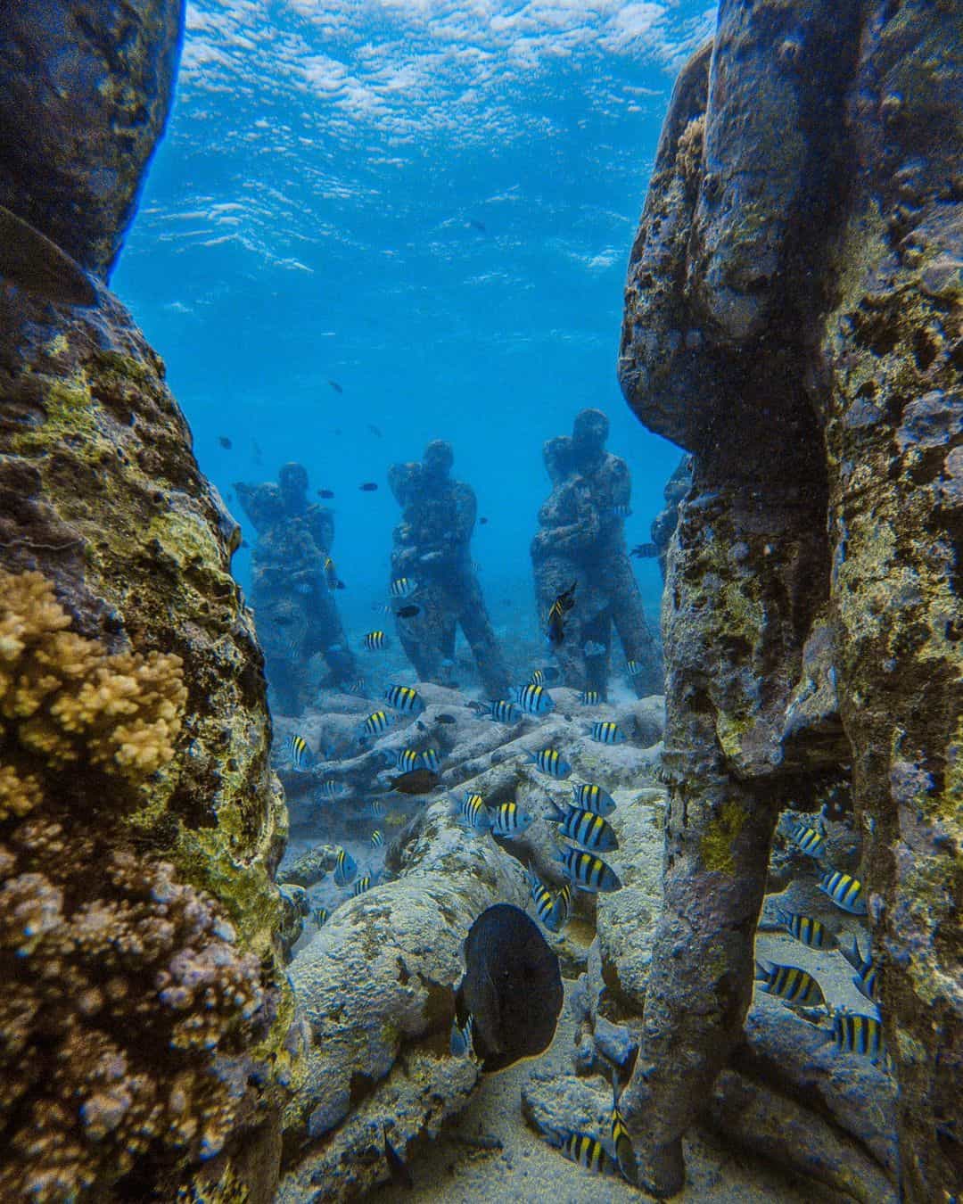 Underwater sculptures, Lombok