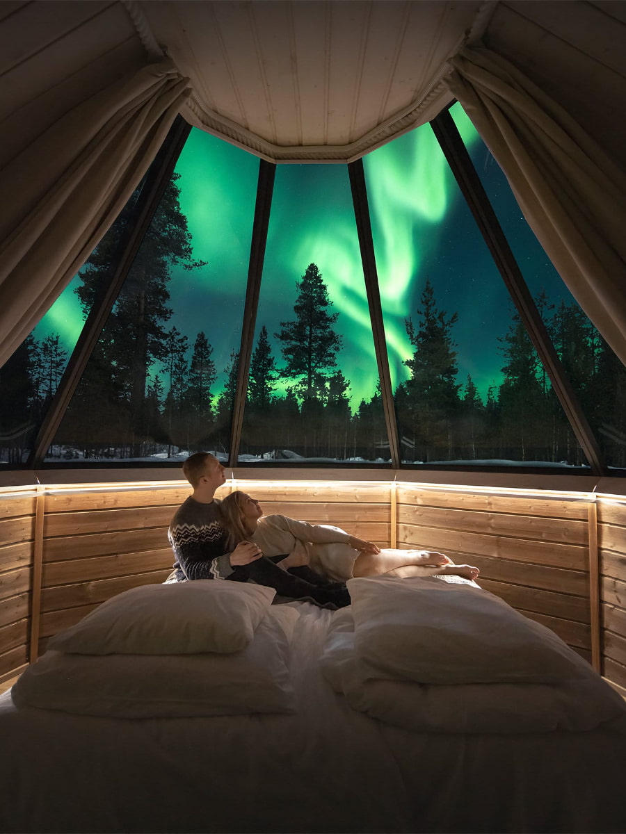 Glass Igloos, Lapland, Finland Glass Igloos, Lapland, Finland