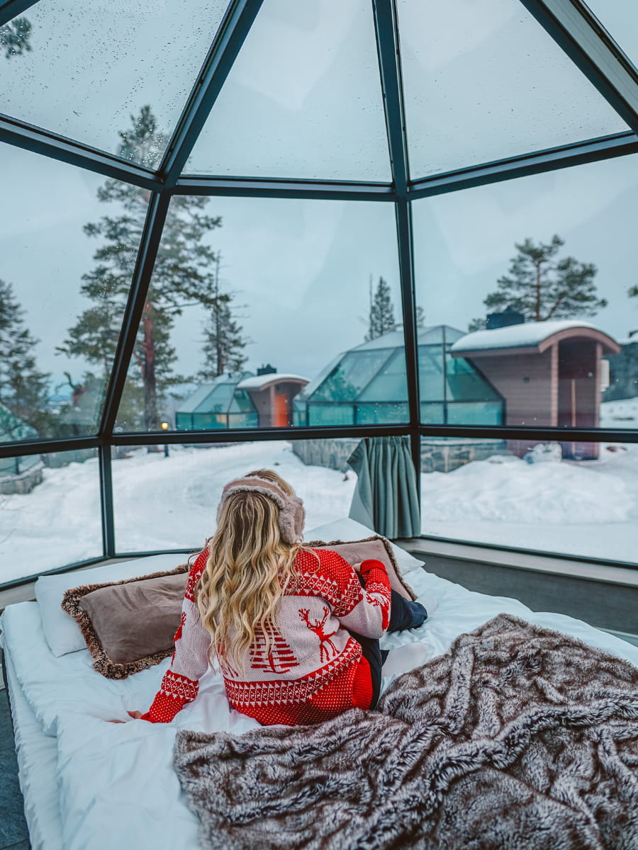 Glass Igloos, Lapland, Finland Glass Igloos, Lapland, Finland