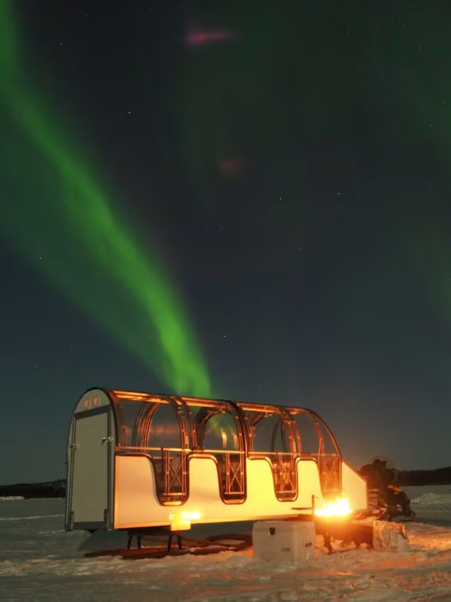 Inari Northern lights, Lapland, Finland Inari Northern lights, Lapland, Finland