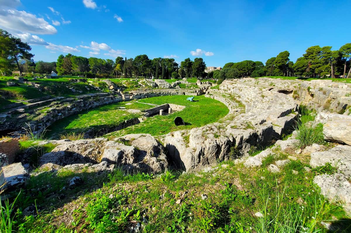 Área del Parque Arqueológico de Neápolis, Italia