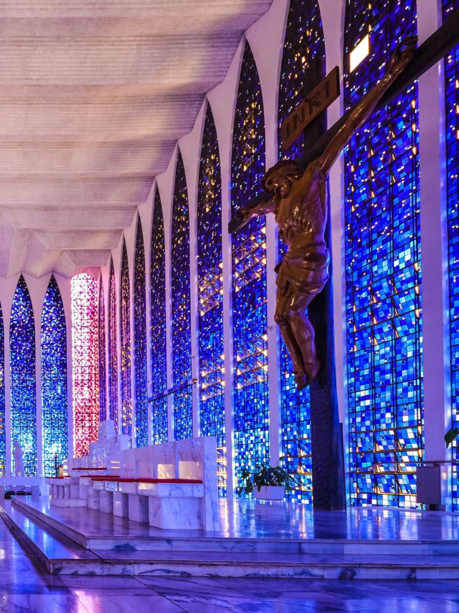 The Santuario Don Bosco, Brasilia The Santuario Don Bosco, Brasilia